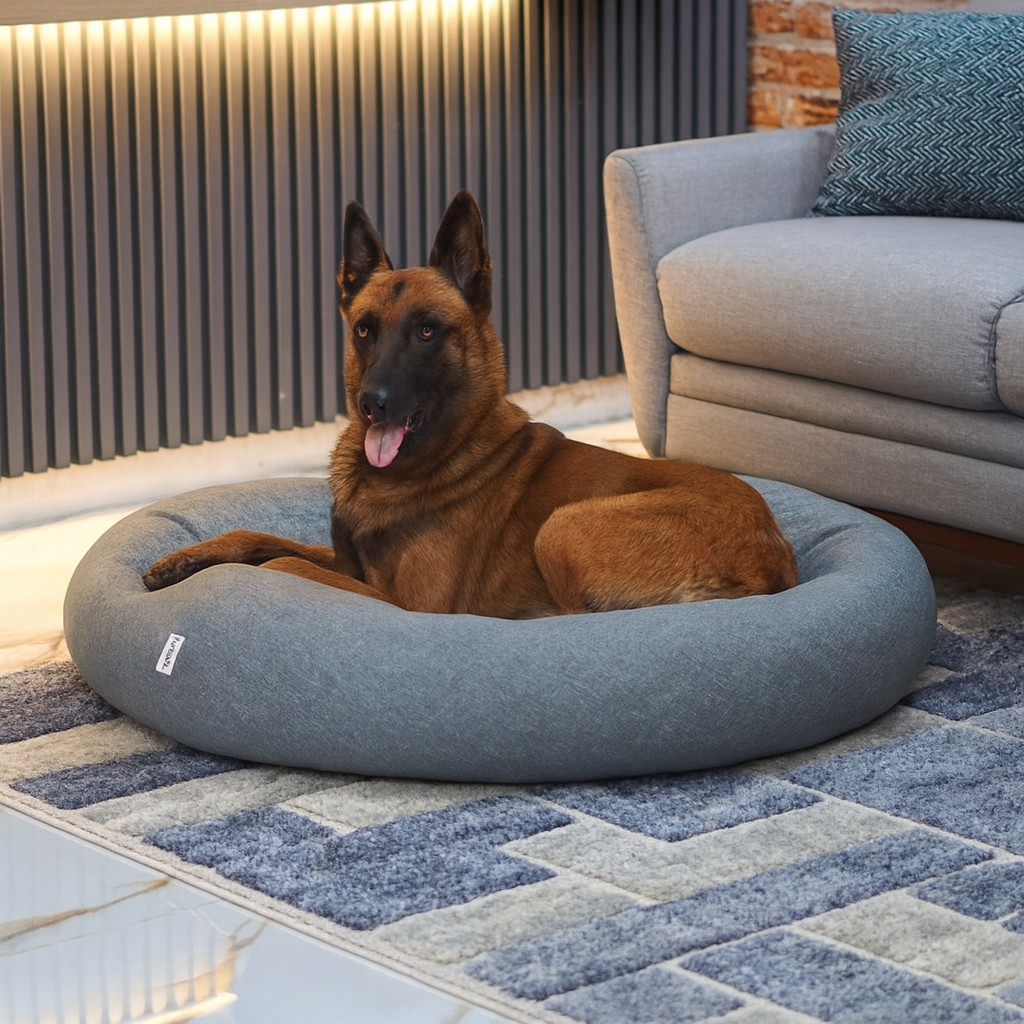 Funda Lino para Cama Antiestrés para Perros